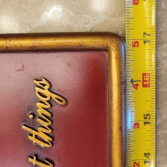 SteinMart Inspirational Wooden Plaque..Live...Laugh...Love... - Picture 9 of 16